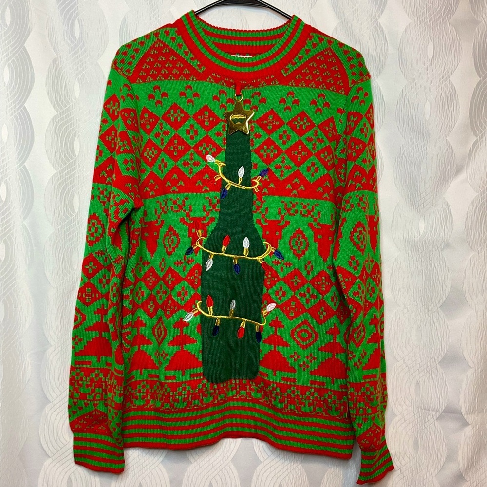Tipsyelves christmas sweater med